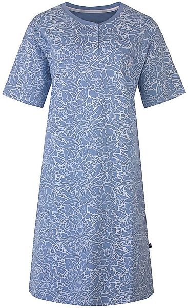 Medaillon Nachthemd Damen Schlafshirt mit kurzem Arm (1-tlg) Baumwolle günstig online kaufen