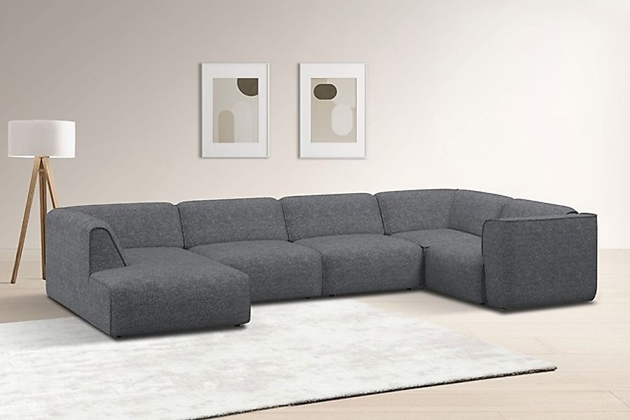 RAUM.ID Wohnlandschaft »Merid U-Form, jederzeit durch Module erweiterbar, B günstig online kaufen