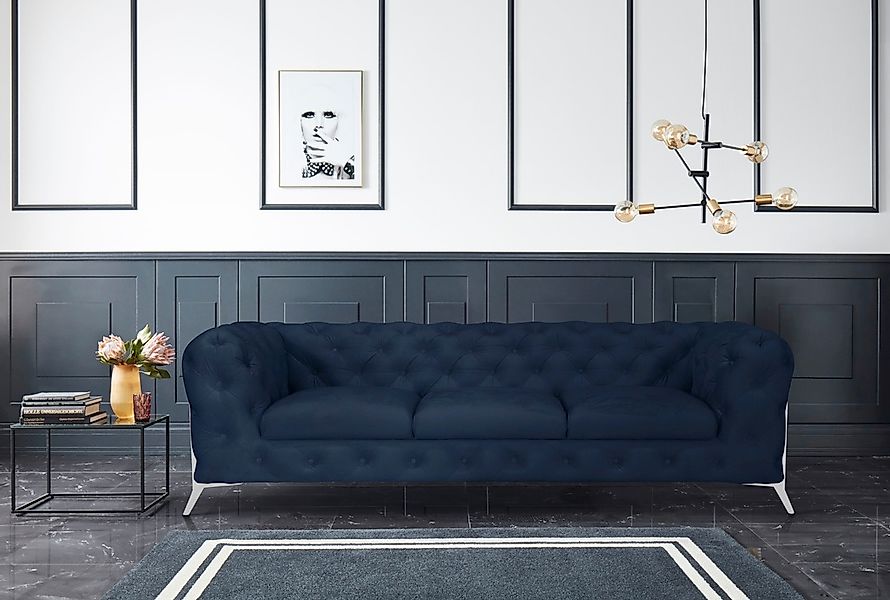 Leonique Chesterfield-Sofa »Amaury«, aufwändige Knopfheftung, moderne Chest günstig online kaufen