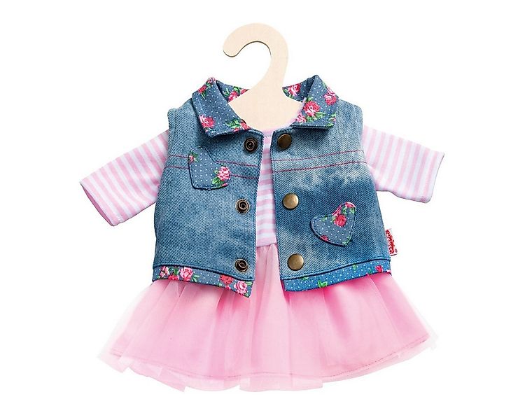 Heless Puppenkleidung Tüllkleid mit Jeansweste Größe 35-45cm günstig online kaufen