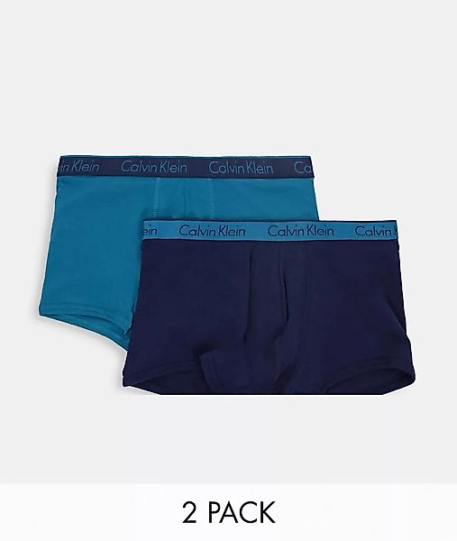 Calvin Klein – Bunte Unterhosen im 2er-Pack-Mehrfarbig günstig online kaufen