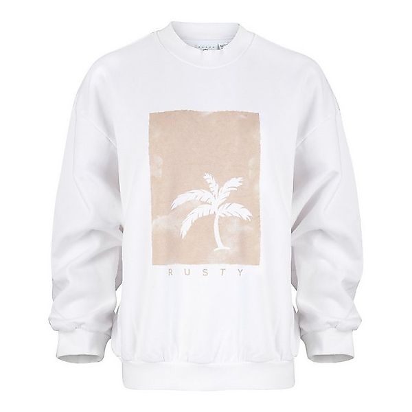 Rusty Sweatshirt SUNSET PALM OVERSIZE CREW NECK FLEECE günstig online kaufen