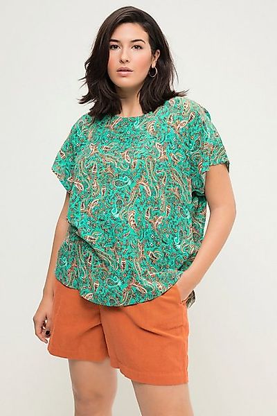 Studio Untold Druckbluse Blusenshirt oversized Paisley Print Rundhals günstig online kaufen