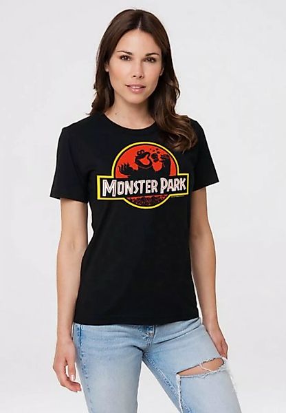 LOGOSHIRT T-Shirt "Sesamstrasse Krümelmonster Monster Park", mit coolem Pri günstig online kaufen