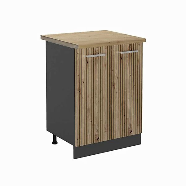 Vicco Unterschrank R-Line, Artisan-Eiche/Anthrazit, 60 cm, AP Eiche günstig online kaufen