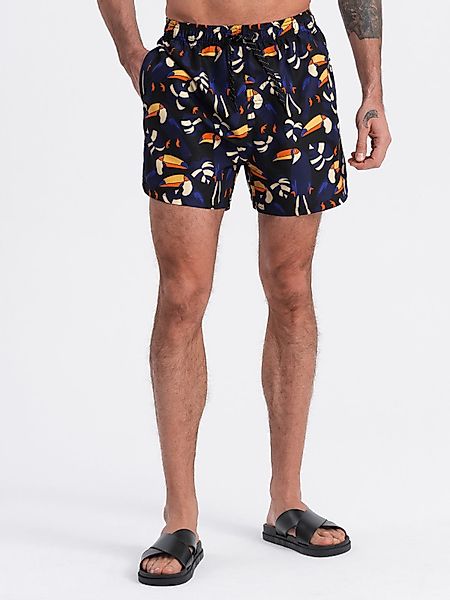 OMBRE Badeshorts Badeshorts für Männer Print zwei Vordertaschen günstig online kaufen