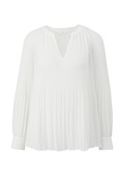 s.Oliver Langarmbluse Bluse Bluse mit Plissée-Struktur günstig online kaufen