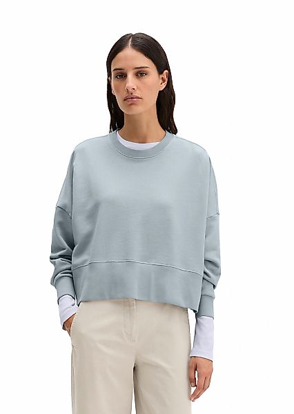 Marc OPolo Sweatshirt, relaxed fit mit recycelter Baumwolle, cropped, große günstig online kaufen