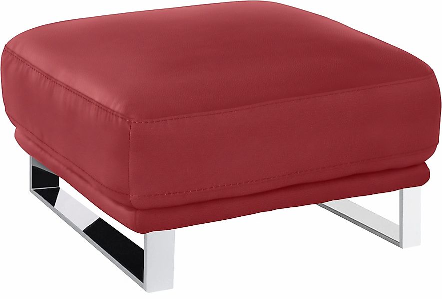 W.SCHILLIG Hocker "montanaa" mit Metallkufen in Chrom glänzend, Breite 71 c günstig online kaufen