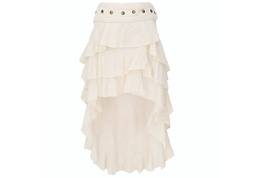 Guru-Shop Minirock Boho Maxirock, langer Baumwollrock, Vokuhila.. alternati günstig online kaufen