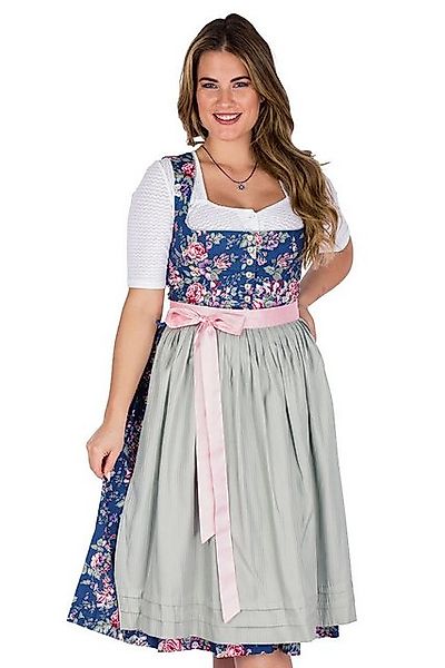 Berwin & Wolff Dirndl Midi Dirndl 2tlg. - HENRIETTA - marine/geblümt/soft s günstig online kaufen