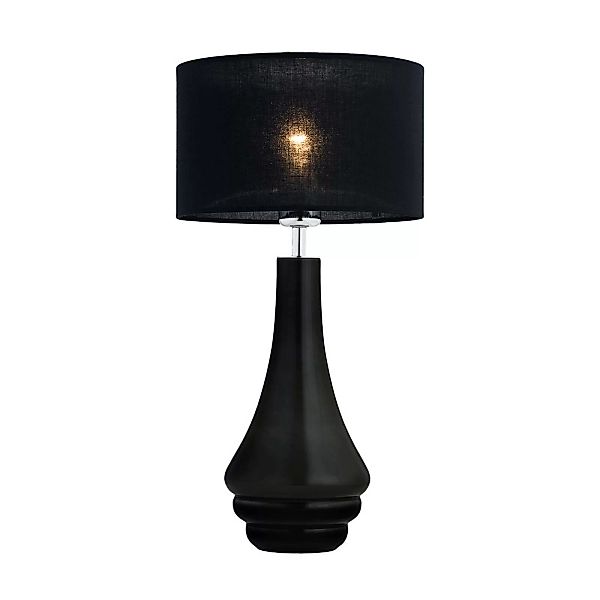 Tischlampe Arabesca ganz in Schwarz günstig online kaufen