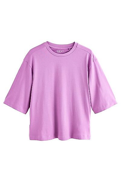 Next T-Shirt Relaxed Fit T-Shirt mit ellbogenlangen Ärmeln (1-tlg) günstig online kaufen