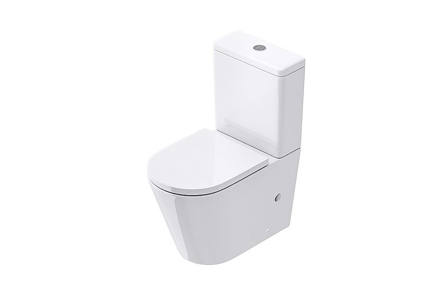 doporro Tiefspül-WC Stand-WC bodenstehend Design Toilette Silent-Close spül günstig online kaufen