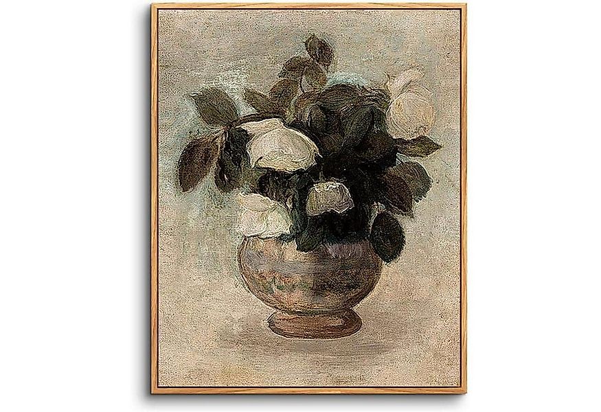 hyidecorart Bild mit Rahmen Vintage Leinwand Bilder mit Rahmen Holz 20x25 c günstig online kaufen