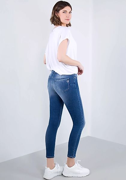 Please Jeans Skinny-fit-Jeans verkürzte Skinny Denim Superstretch günstig online kaufen