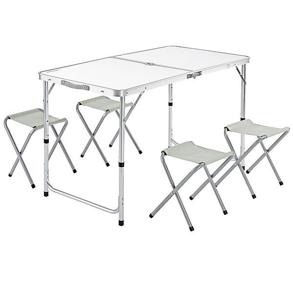Casaria Campingtisch (1-St), Klappbar mit Stühlen günstig online kaufen