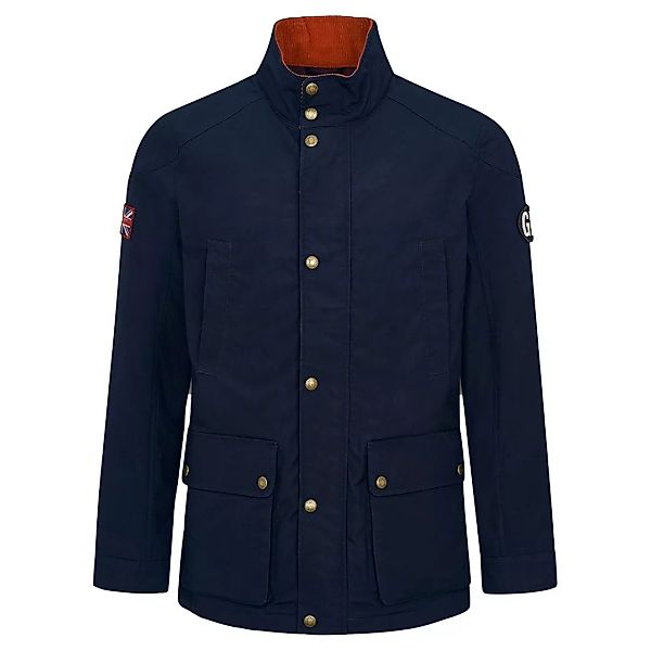 Hackett British Kit Waxed Jacke L Navy günstig online kaufen