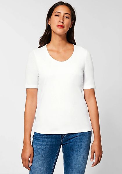 STREET ONE T-Shirt "Style Palmira", im Basic Style günstig online kaufen