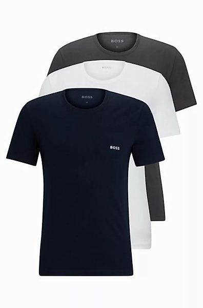 BOSS T-Shirt Rundhals BOSS ONE x David Beckham (3er-Pack) mit dezentem BOSS günstig online kaufen