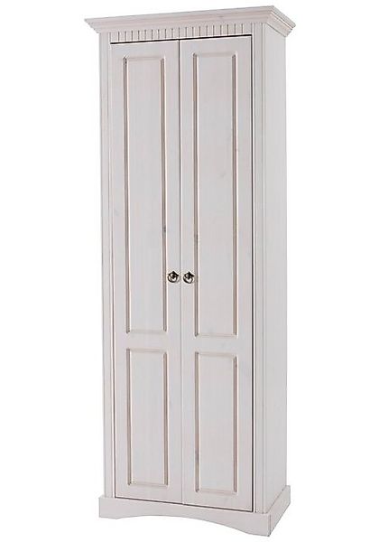 Home affaire Garderobenschrank "Rustic", aus massiver Kiefer, Breite 71 cm, günstig online kaufen