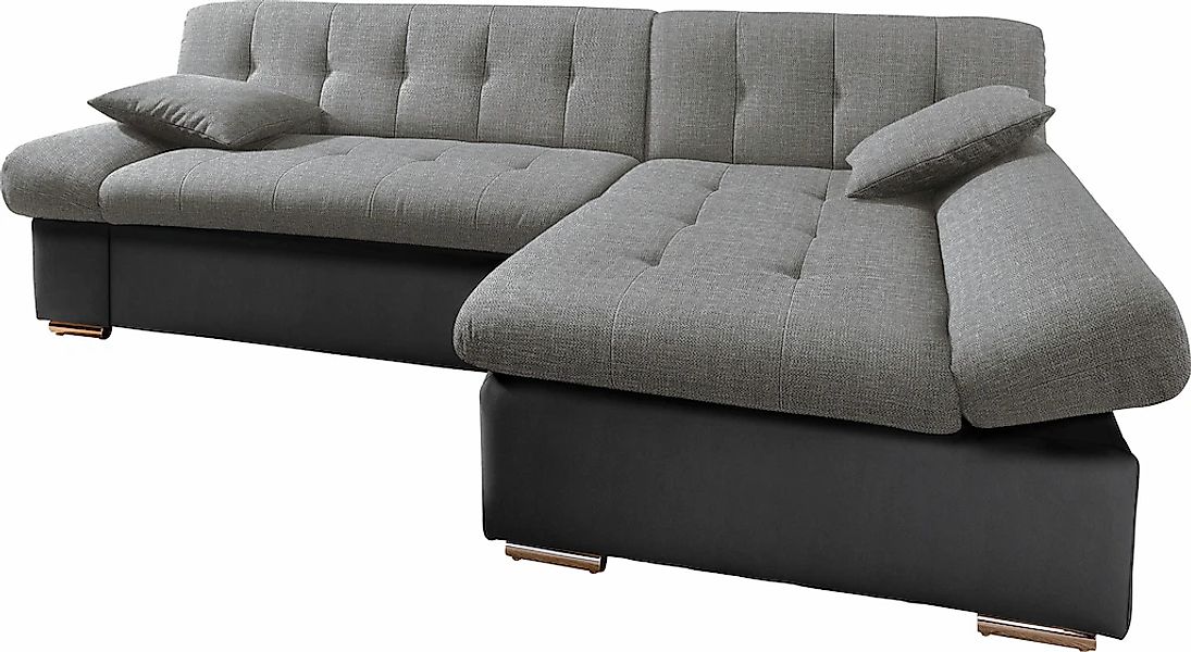 TRENDMANUFAKTUR Ecksofa "Reggae, modern und bequem, aktueller Materialmix, günstig online kaufen