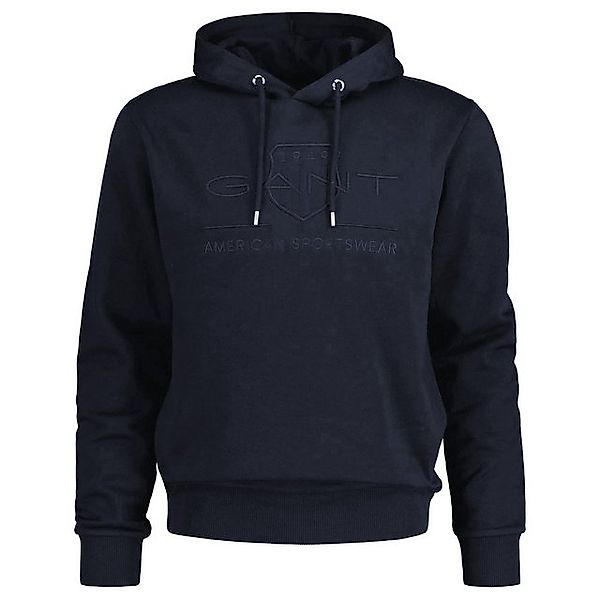 Gant Kapuzensweatshirt TONAL ARCHIVE SHIELD mit Bündchen an Ärmel und Saum günstig online kaufen