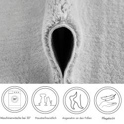 Andiamo Badematte "Arezzo" Höhe 16 mm rutschhemmend beschichtet fußbodenhei günstig online kaufen