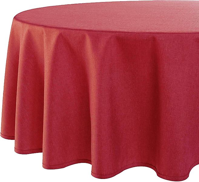 Delindo Lifestyle Tischdecke WIEN HOME abwaschbar (1-tlg), Leinenstruktur m günstig online kaufen