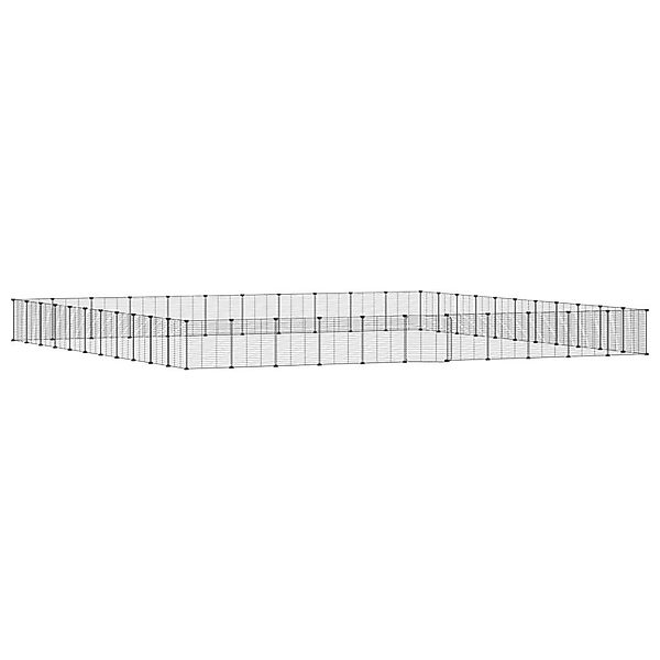 vidaXL 44-Tlg Haustierkäfig mit Tür Schwarz 35x35 cm Stahl Modell 3 günstig online kaufen