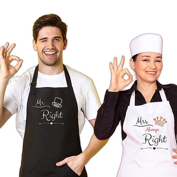 EliXito Kochschürze Mr und Mrs Geschenk günstig online kaufen