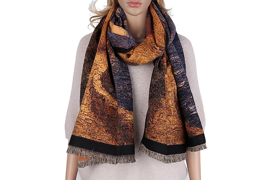 MIRROSI Modeschal weicher und warmer Schal ca.70x180cm, Gemälde Design, (Ne günstig online kaufen