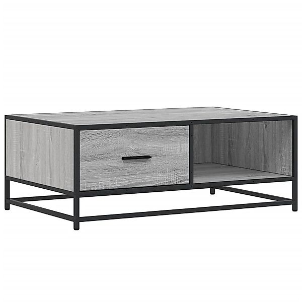 vidaXL Couchtisch Grau Sonoma 90x57x35 cm Holzwerkstoff und Metall 848757 günstig online kaufen