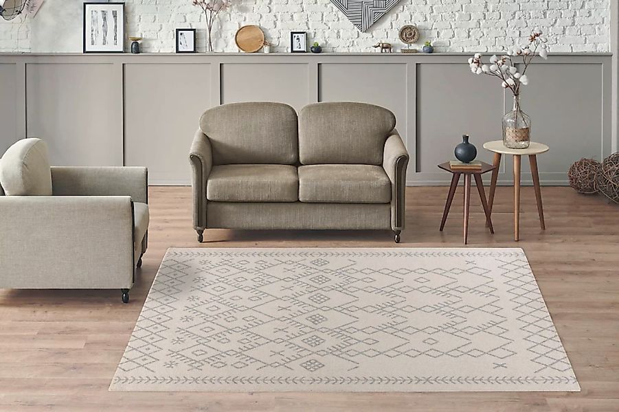 Kayoom Teppich »Gene 125«, rechteckig, 8 mm Höhe günstig online kaufen