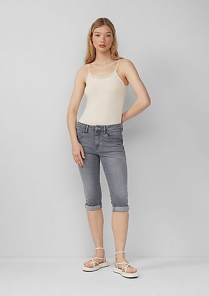 QS 3/4-Hose Capri-Jeans Catie / Slim günstig online kaufen