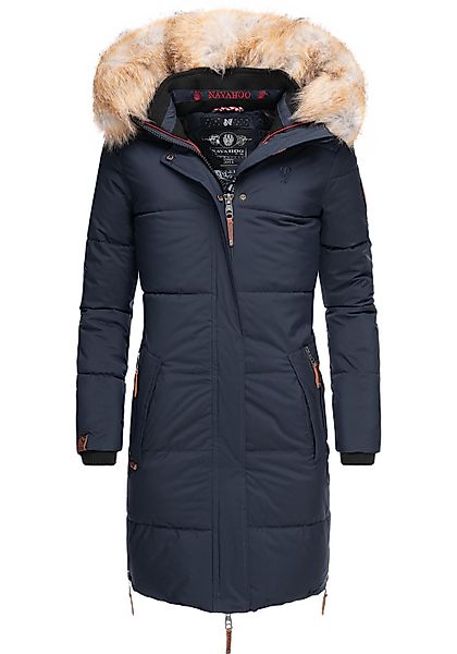Navahoo Wintermantel "Halina", modischer Damen Winter Steppmantel mit Kapuz günstig online kaufen