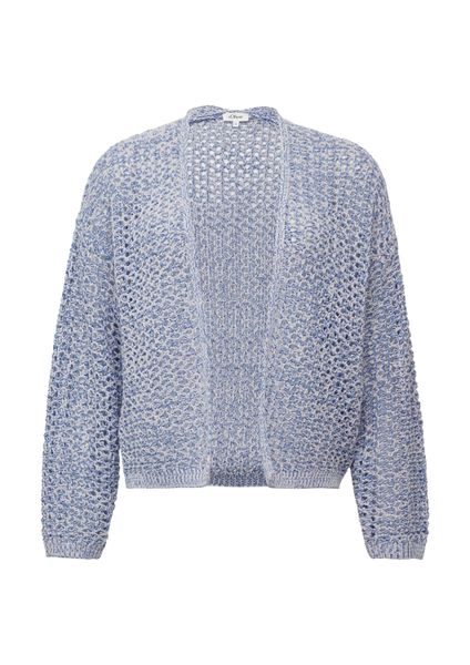 s.Oliver Cardigan Strickjacke Ajour-Strickcardigan aus Baumwollmix günstig online kaufen