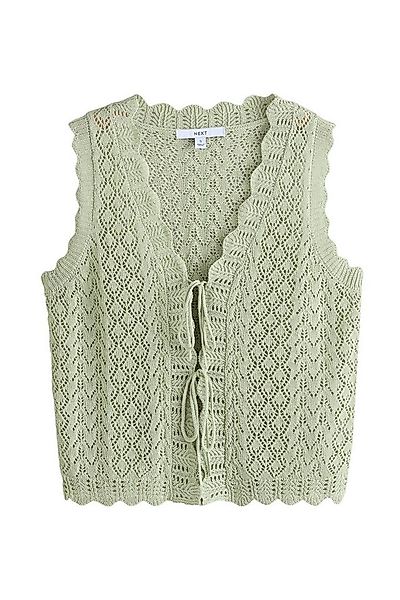 Next Anzugweste Trägertop mit Bindedetail mit Spitze und Leinen (1-tlg) günstig online kaufen
