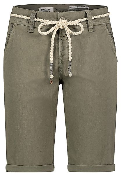 SUBLEVEL Bermudas Strandstil mit Kordelzug und günstig online kaufen