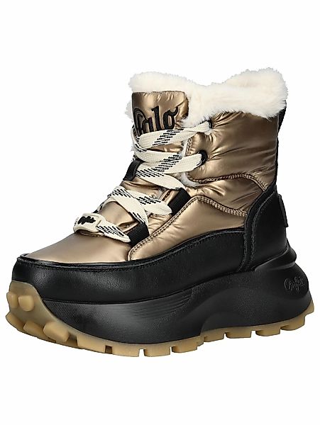 Buffalo Schnürstiefelette "Buffalo Stiefelette Lederimitat/Textil" günstig online kaufen