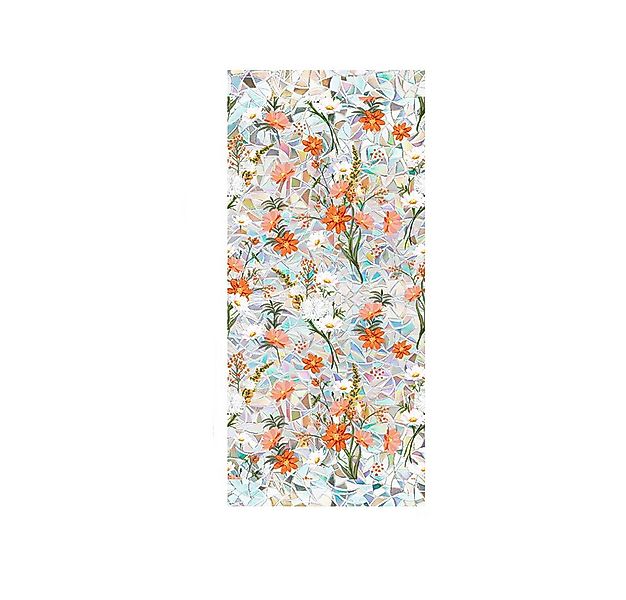 GarveeMore Fenstersticker Blumen Fensterfolie,Statisch haftendes Glasabzieh günstig online kaufen