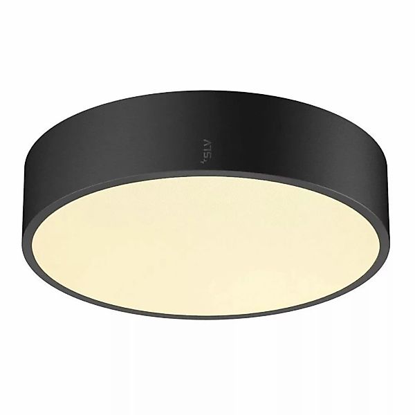 LED Deckenleuchte Medo in Schwarz 10W 1250lm IP50 280mm 70° günstig online kaufen