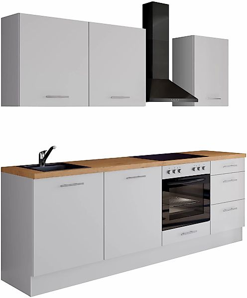 IMPULS KÜCHEN Küchenzeile ""Kopenhagen", Ausrichtung wählbar, Schubkästen m günstig online kaufen