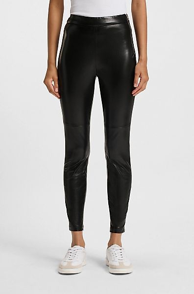BOSS ORANGE Leggings "Taskin Premium Damenmode", Slim Fit in Lederoptik günstig online kaufen
