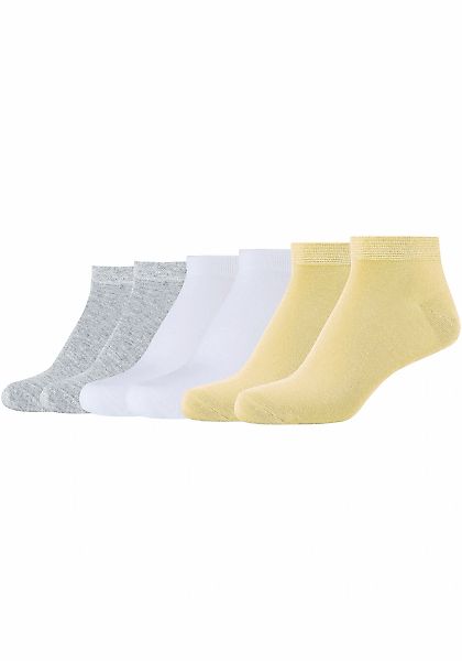 Camano Kurzsocken "silky touch" 6 Paar tlg. mit hautfreundlichem Gewebe günstig online kaufen