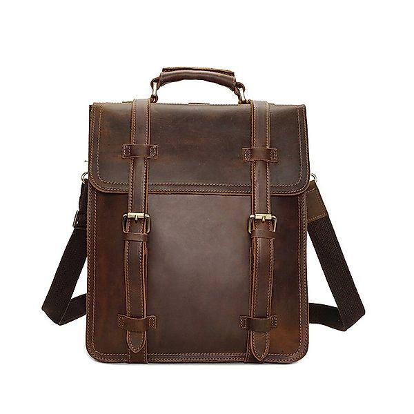 REDOM Umhängetasche Arbeitstasche Handtasche Leder Tragetasche Aktentasche günstig online kaufen