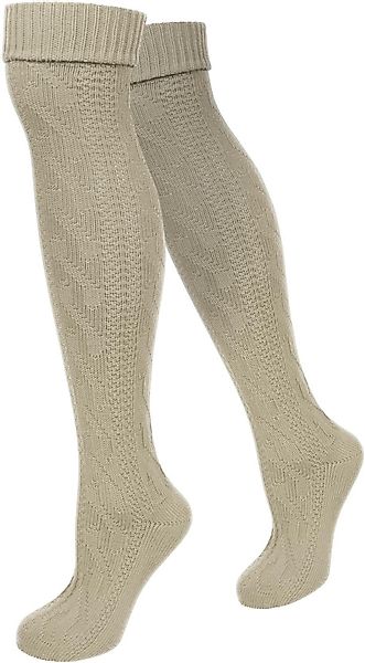 normani Trachtensocken Trachten-Kniestrümpfe mit Leinen (1 günstig online kaufen