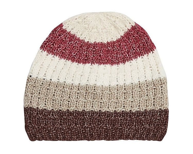 s.Oliver Strickmütze Damen Strickmütze Mütze mit Blockstreifen Beanie 21069 günstig online kaufen