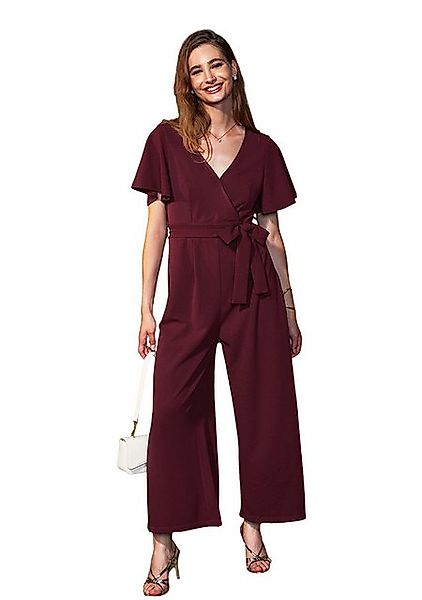 Cupshe Jumpsuit mit ausgestellten Ärmeln und Taille günstig online kaufen