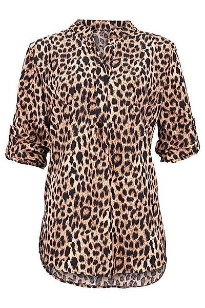 malito more than fashion Schlupfbluse 2310 lockere Bluse Animal Print günstig online kaufen